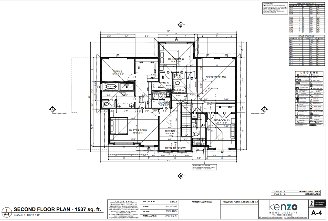 Main floor plan for estate two-story